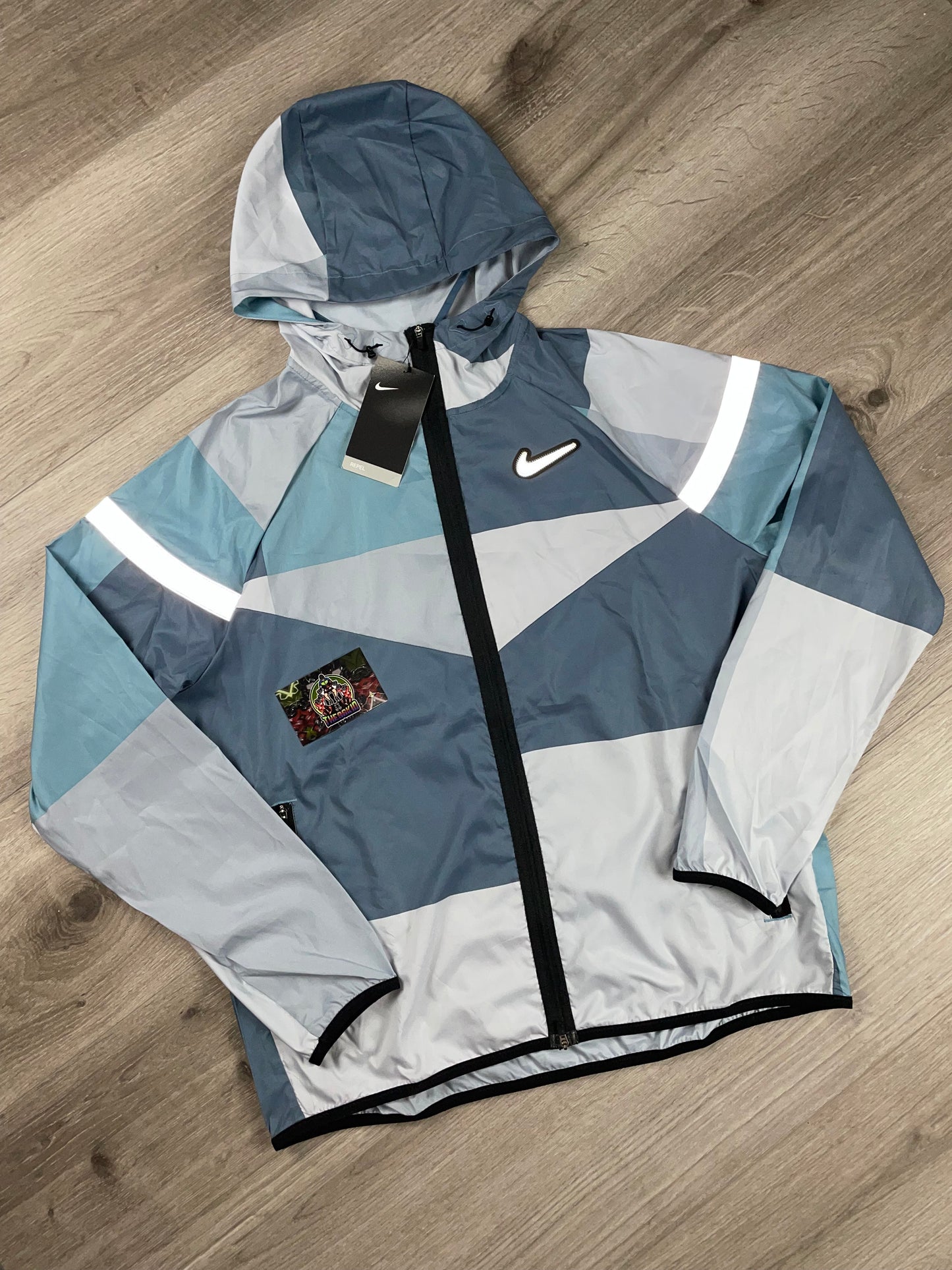 Nike Patchwork Jacket Blue/Grey