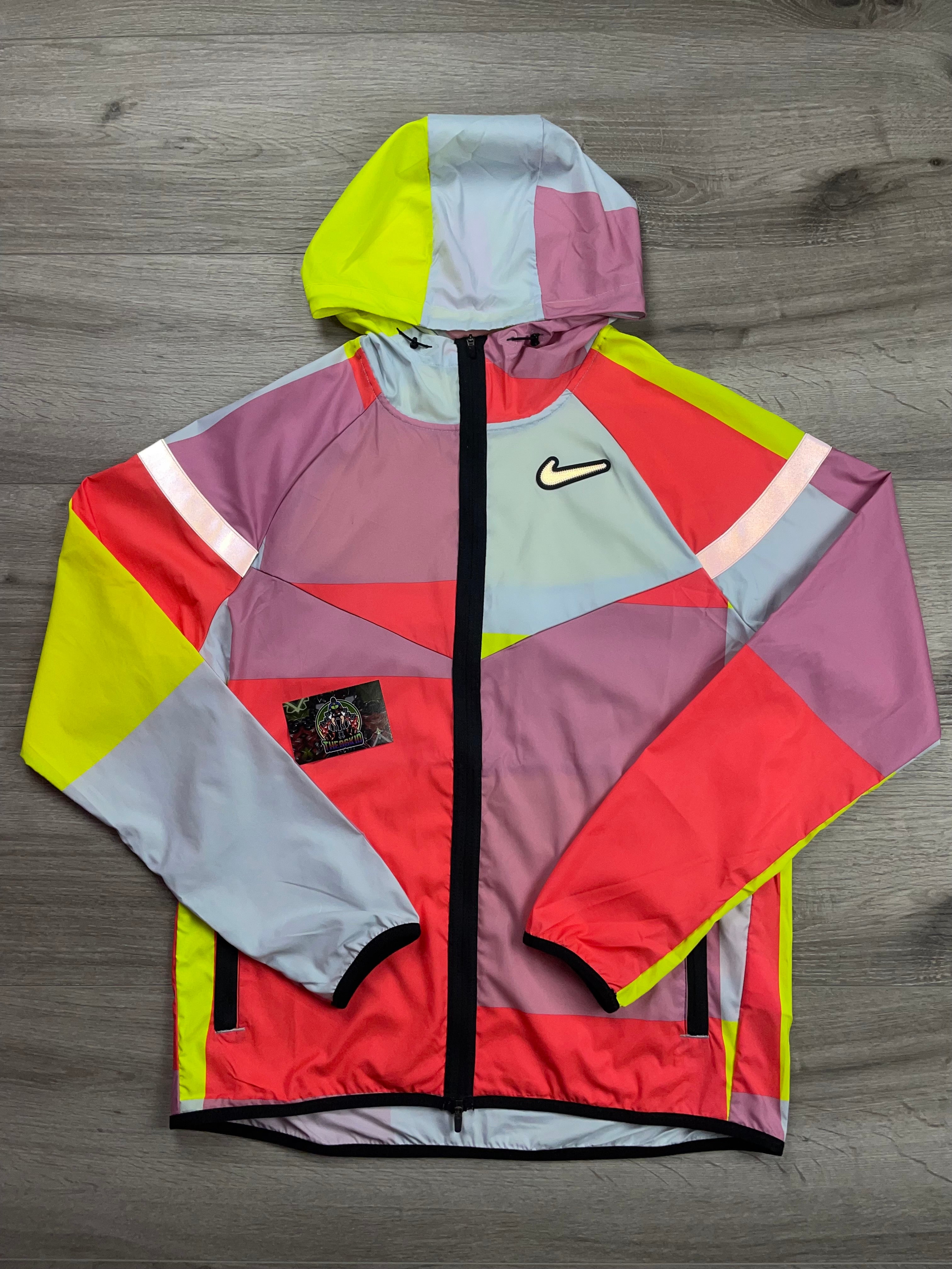 Nike patchwork jacket sale